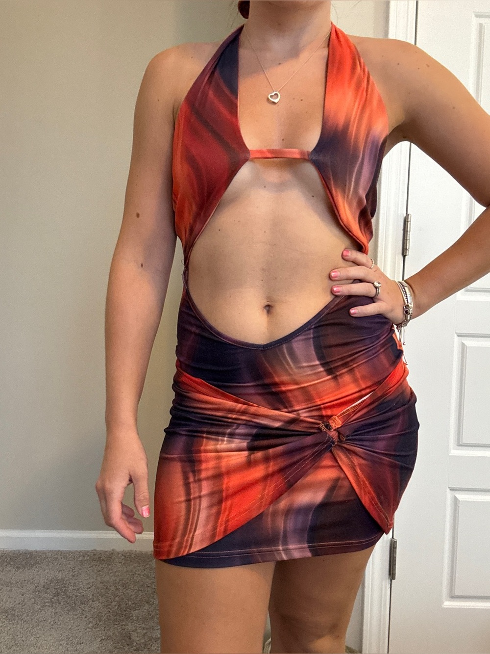 5/$25 💐 | going out halter dress